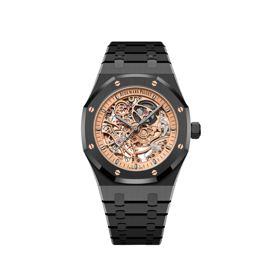 Audemars Piguet Royal Oak 15416CE.OO.1225CE.02 Double Balance Wheel Black Ceramic Openworked Dial Limited Edition of 150