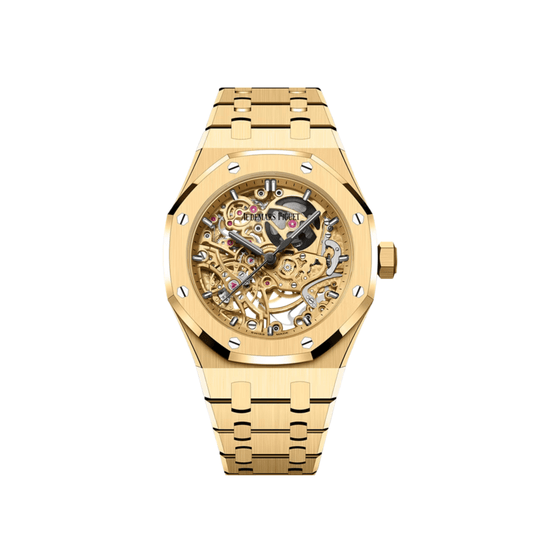 Audemars Piguet Royal Oak 15467BA.OO.1256BA.01 Double Balance Wheel Yellow Gold Openworked Dial (2026)