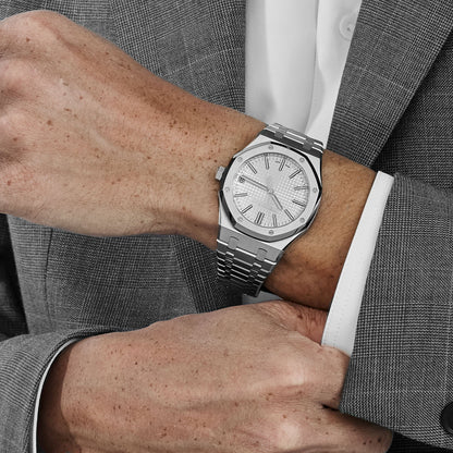 Audemars Piguet Royal Oak 15510ST.OO.1320ST.08 Stainless Steel Silver-Toned Dial