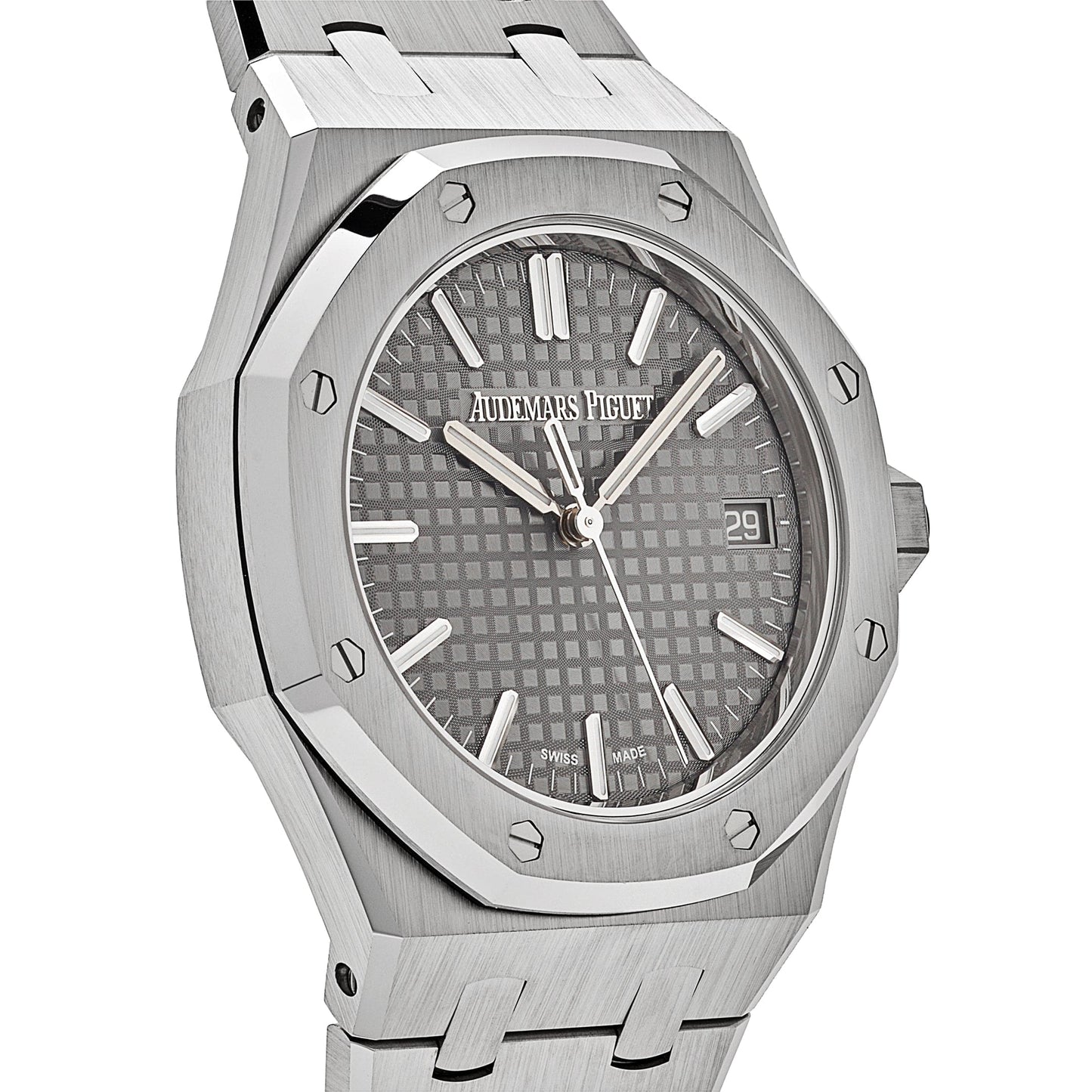 Audemars Piguet Royal Oak  15550ST.OO.1356ST.03 Selfwinding ‘50th Anniversary’ Stainless Steel Grey Dial