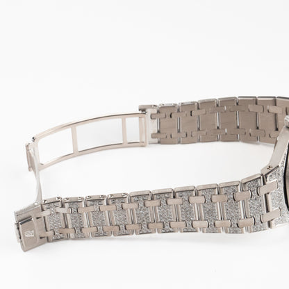 Audemars Piguet Royal Oak 14587BC 'Ladies' White Gold Diamond Emerald Set Dial Quartz (1995)