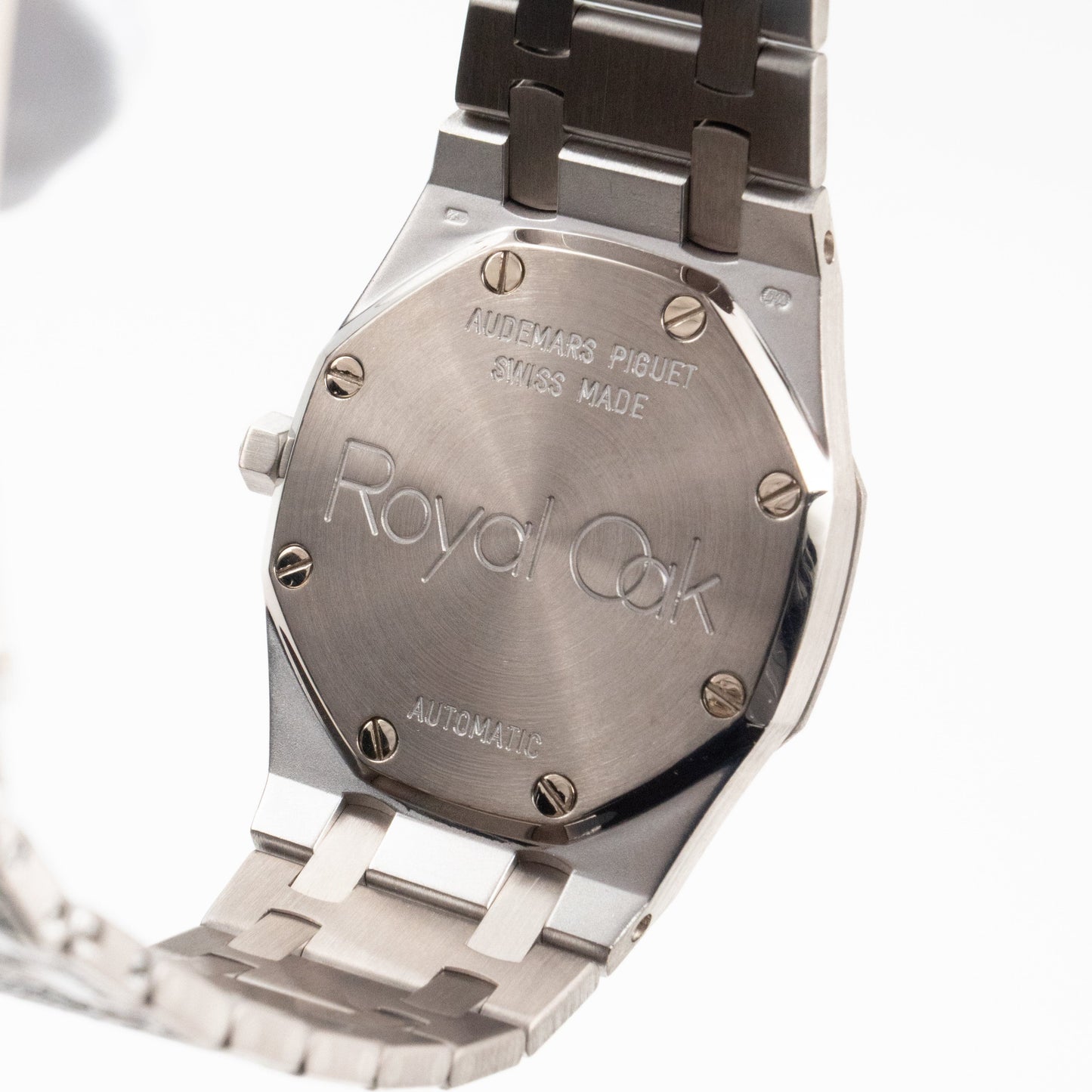 Audemars Piguet Royal Oak 14587BC 'Ladies' White Gold Diamond Emerald Set Dial Quartz (1995)