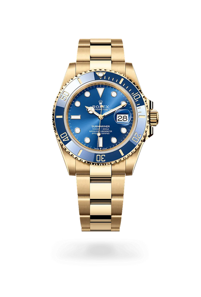 Rolex Submariner Date Or Cadran Bleu