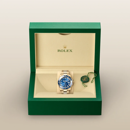 Rolex Submariner Date Or Cadran Bleu