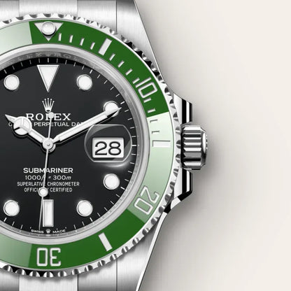 Submariner Date Acier Vert Cadran Noir