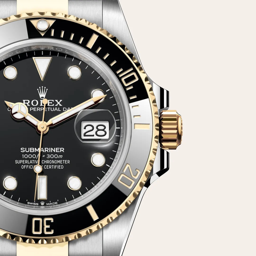 Rolex Submariner Date Acier Et Or Cadran Noir