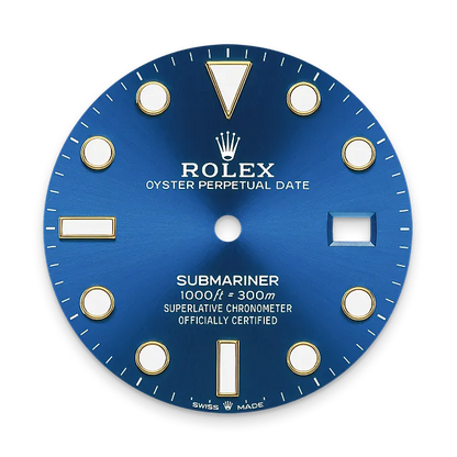 Rolex Submariner Date Or Cadran Bleu