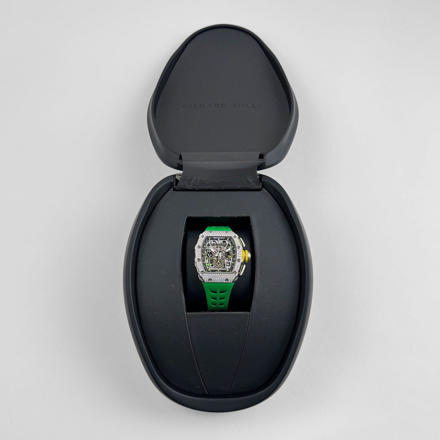 Richard Mille RM 11-03 Flyback Chronograph White Gold Diamond Bezel (2019)