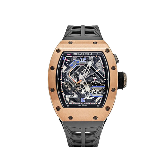 Richard Mille RM 30-01 Declutchable Rotor Rose Gold Skeleton Dial (2023)