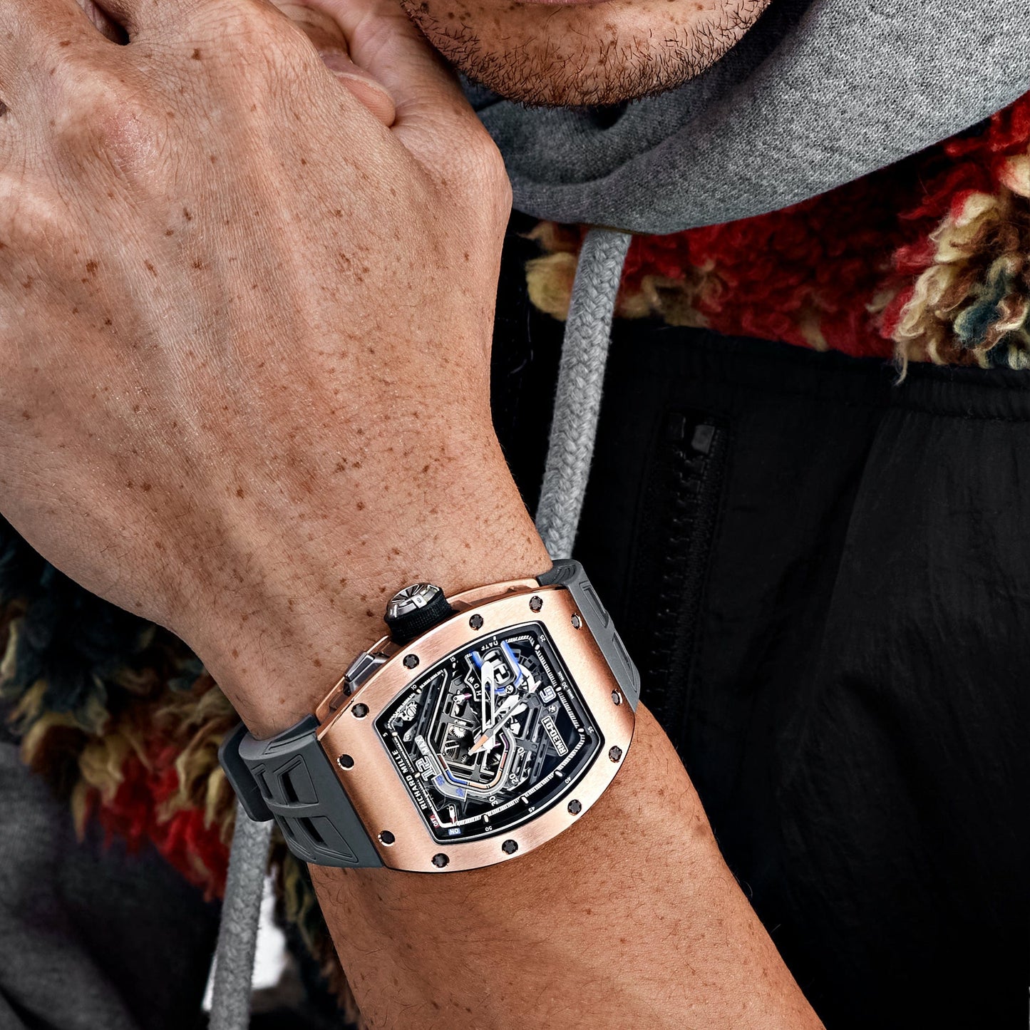 Richard Mille RM 30-01 Declutchable Rotor Rose Gold Skeleton Dial (2023)