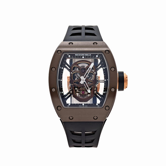 Richard Mille RM 52-01 'Skull' 'Asia Edition' Brown Ceramic Rose Gold Limited Edition of 6