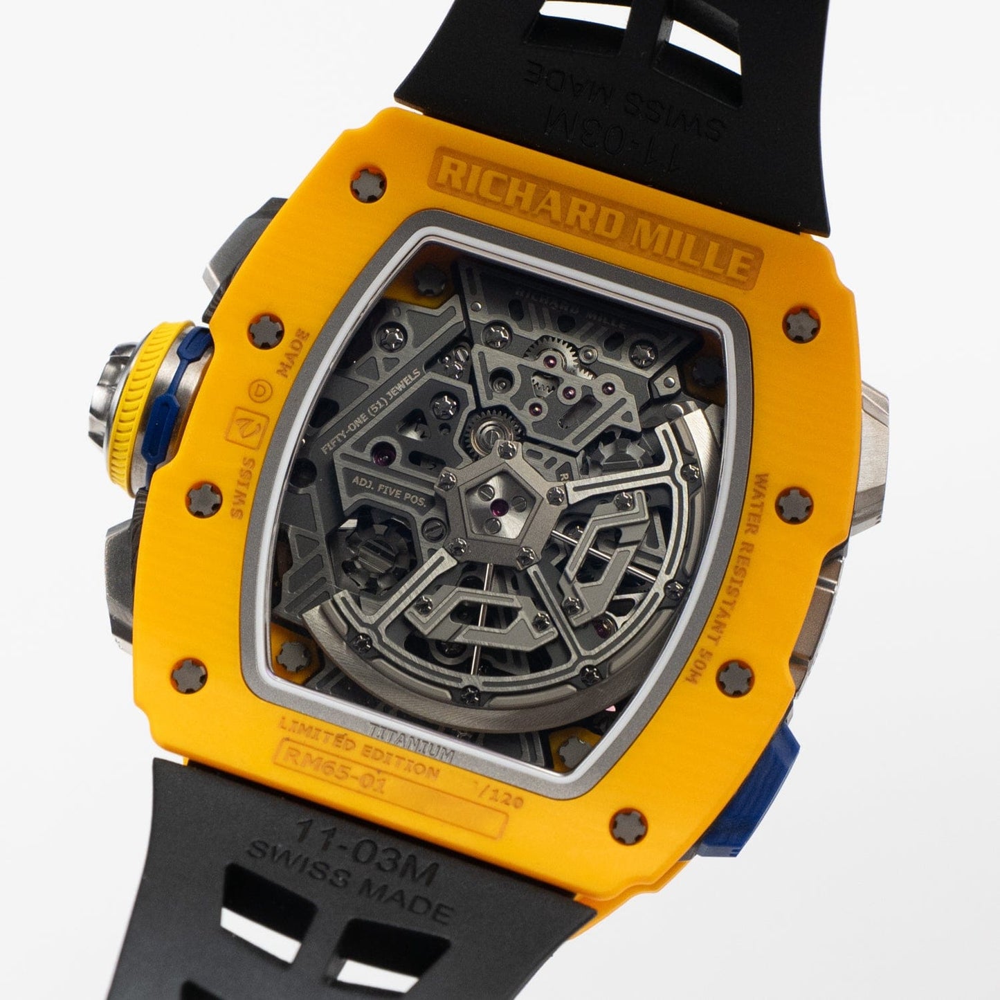 Richard Mille RM 65-01 Automatic Split-Seconds Chronograph Dark Yellow Quartz TPT Limited Edition of 120