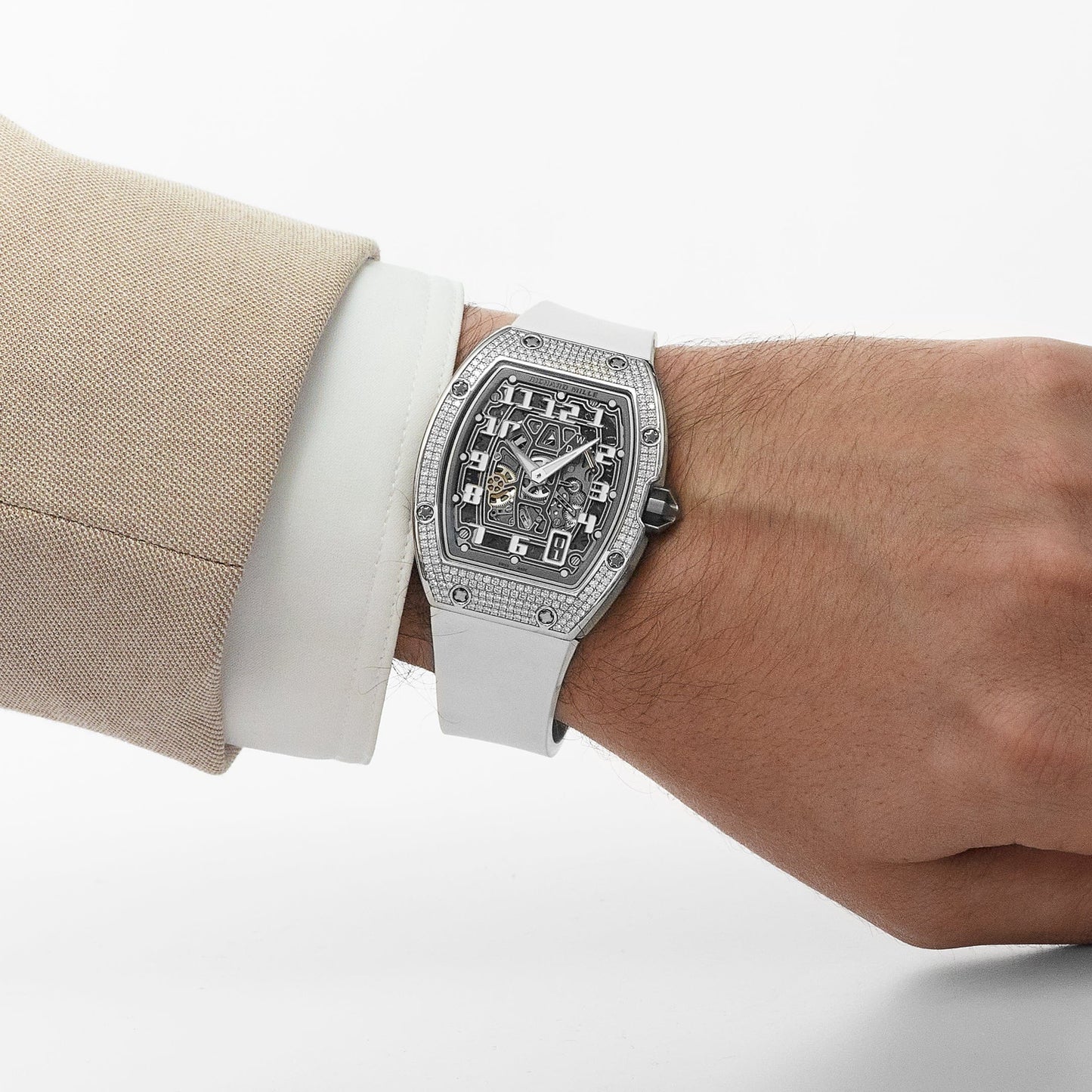 Richard Mille RM 67-01 Lifestyle Extra Flat White Gold Diamond Set