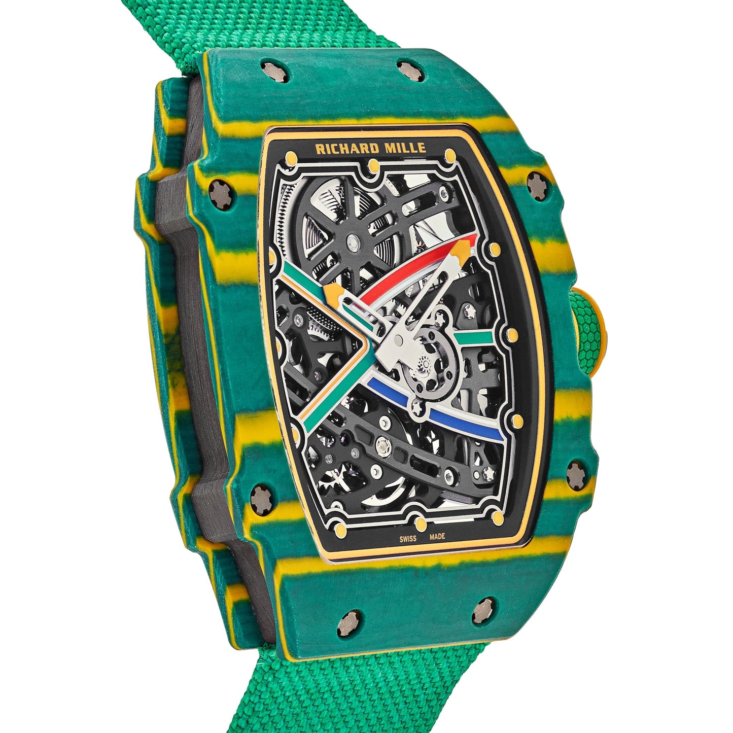 Richard Mille RM 67-02 'Wayde Van Niekerk' Green Yellow Quartz TPT