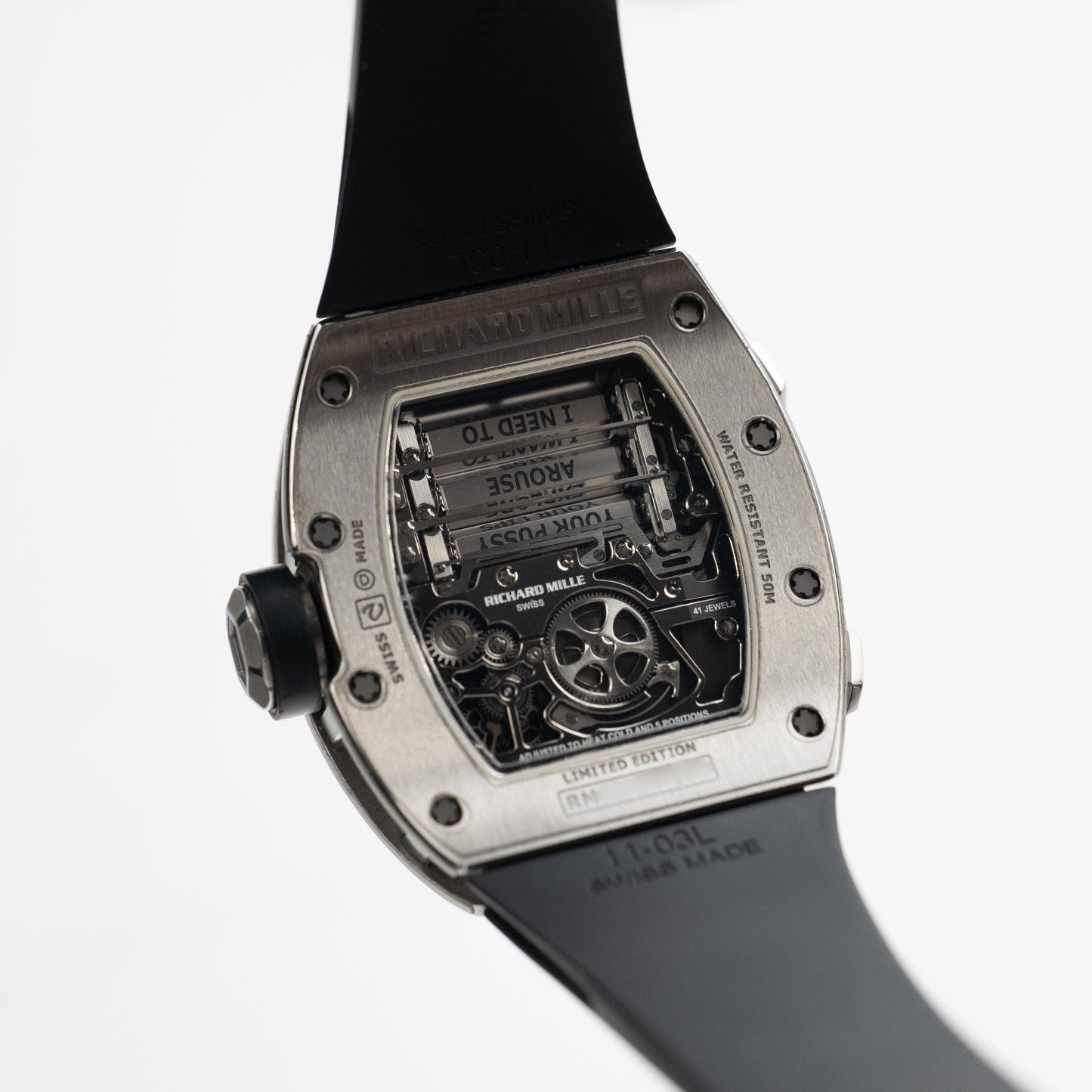 Richard Mille RM 69 Tourbillon Erotic Titanium Limited Edition of 30