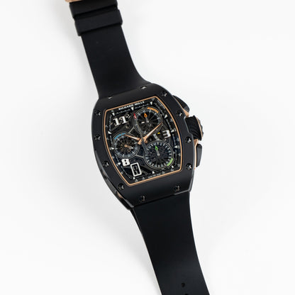 Richard Mille RM 72-01 Lifestyle In-House Chronograph Black Ceramic Rose Gold (2025)