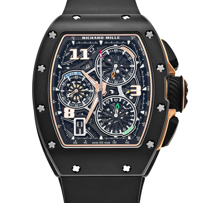 Richard Mille RM 72-01 Lifestyle In-House Chronograph Black Ceramic Rose Gold (2025)