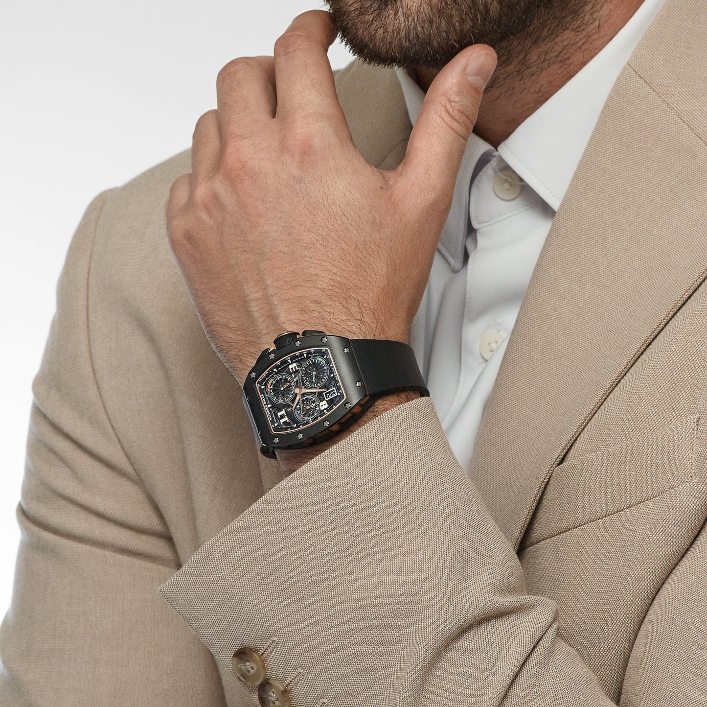 Richard Mille RM 72-01 Lifestyle In-House Chronograph Black Ceramic Rose Gold (2025)